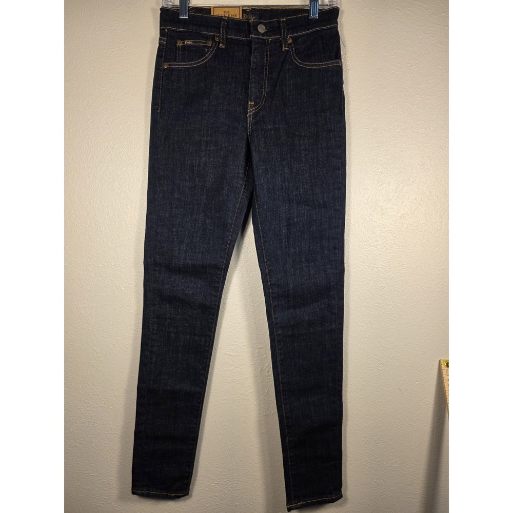 Polo Ralph Lauren Blue The High Rise Skinny Ankle Low Jean Women's Size 27R